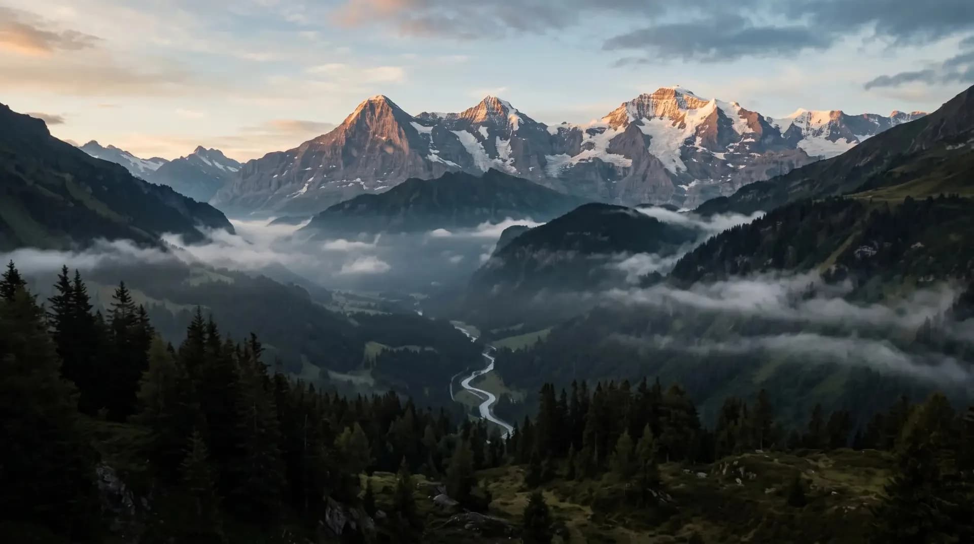 A mountain valley — film location reference